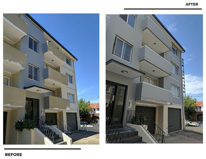 strata painters sydney before and after